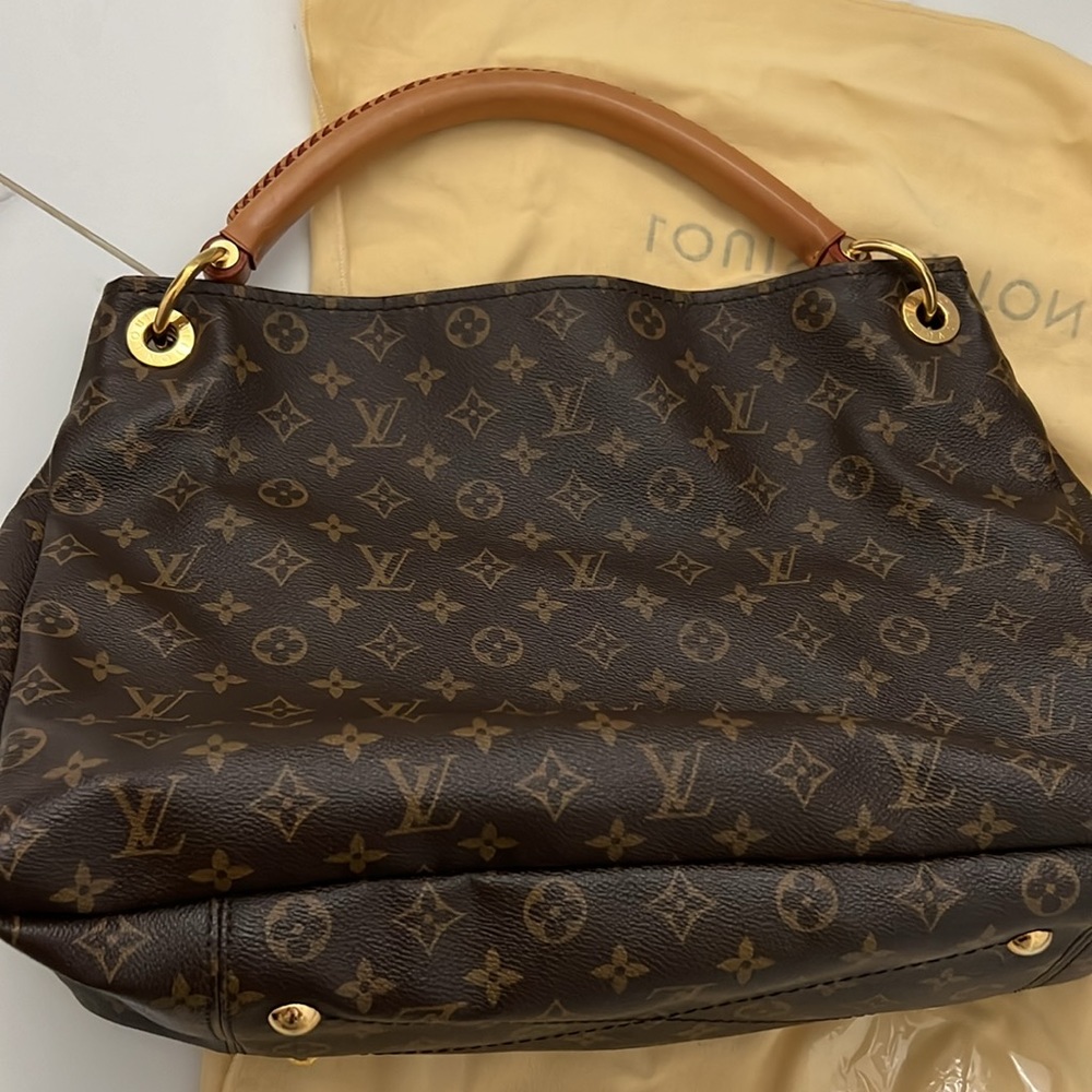 Louis Vuitton Brown Monogram Hobo Bag